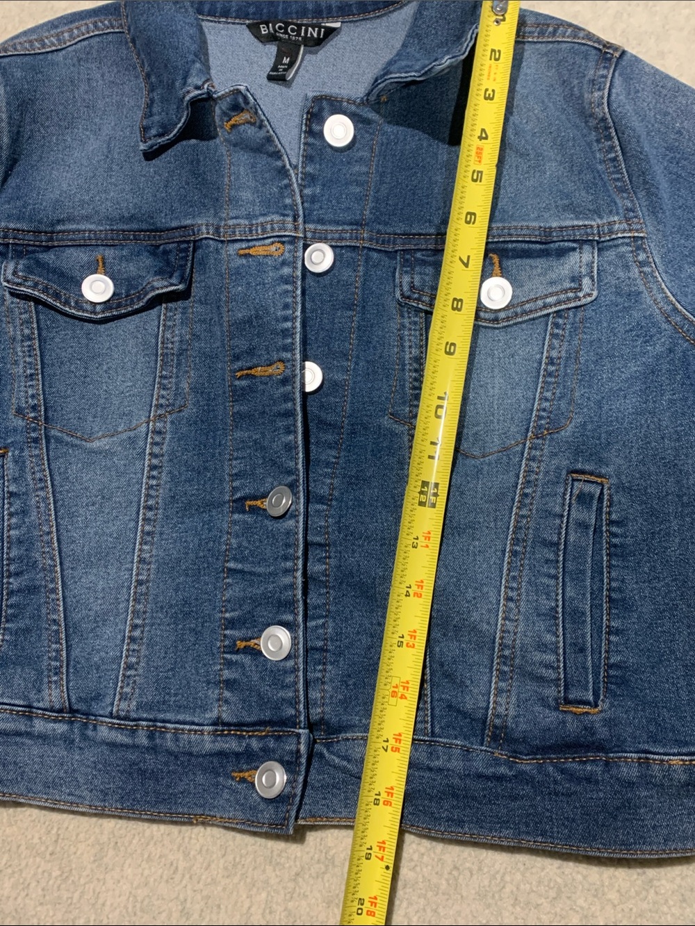 Baccini Women's Dark Indigo Denim Jacket - Picture 6 of 8
